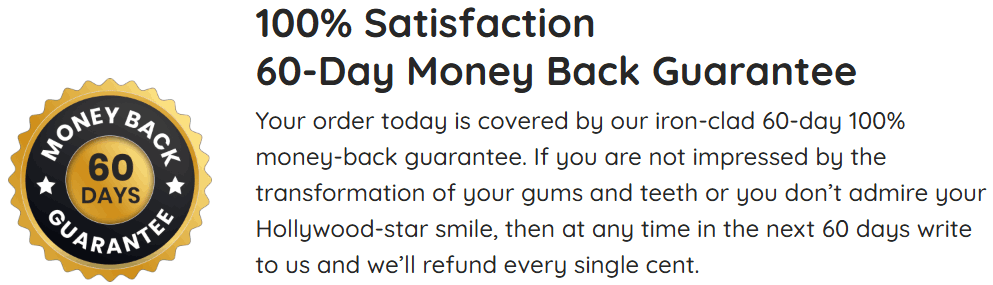 ProDentim-60-day-money-back-guarantee