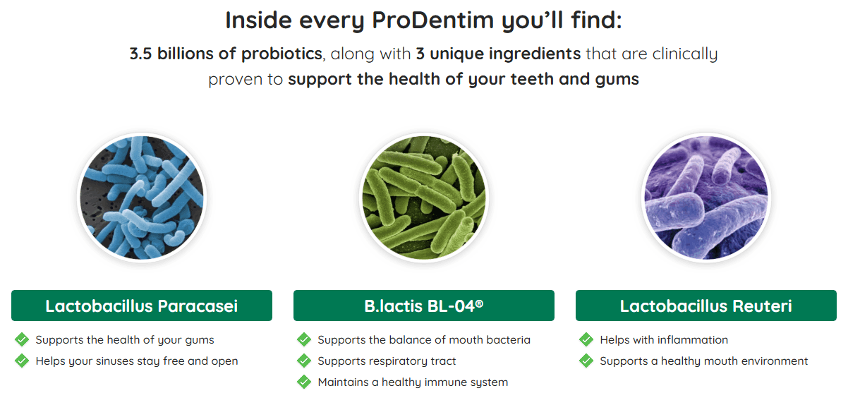 ProDentim-supplement-facts